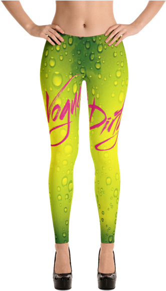 Lime Green Gradient Water Drop Leggings - Midnight-teal Halftone Sneakers (600x600), Png Download