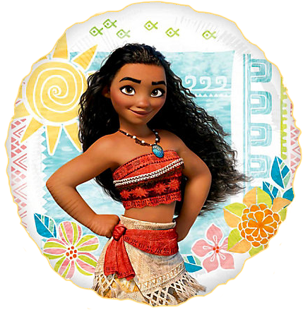 Moana - Disney Moana Foil Balloon (434x453), Png Download