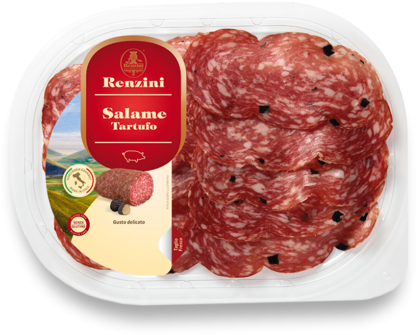 Salami With Truffle - Salami (1000x1000), Png Download
