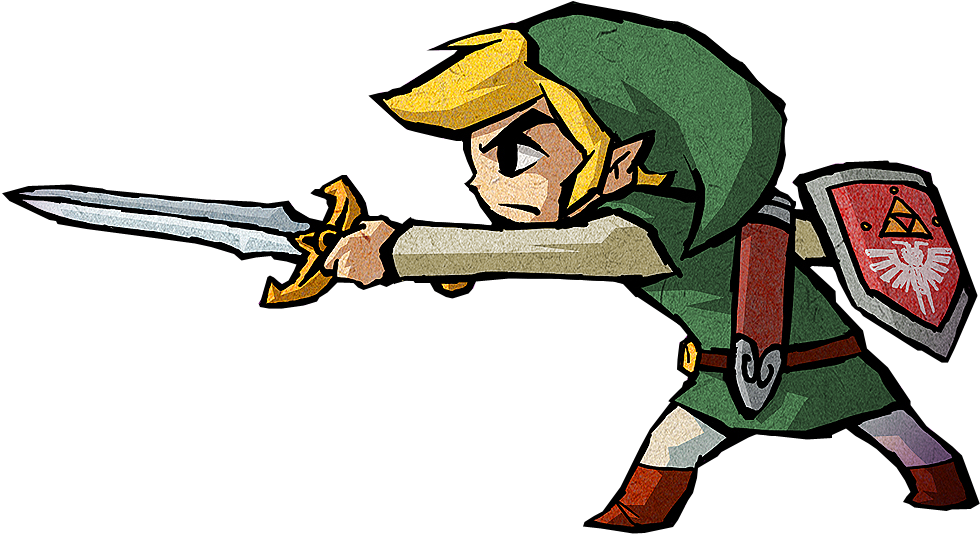 Wind Waker/phantom Hourglass Photo Linkf - Legend Of Zelda Four Swords (1024x768), Png Download