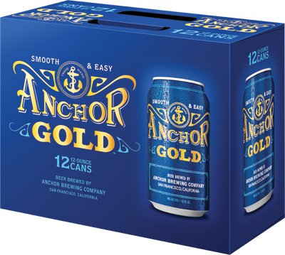 Anchor Brewing Gold - Cream Ale (400x359), Png Download