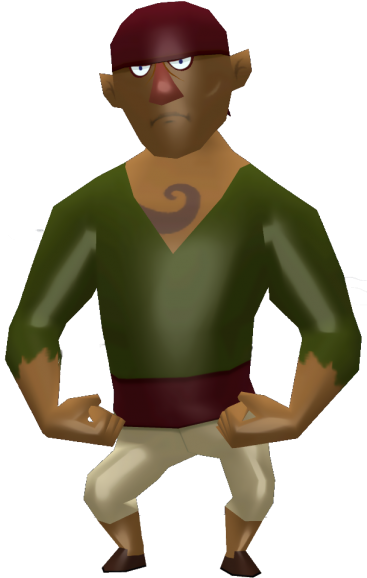 Wind Waker Gonzo (366x600), Png Download