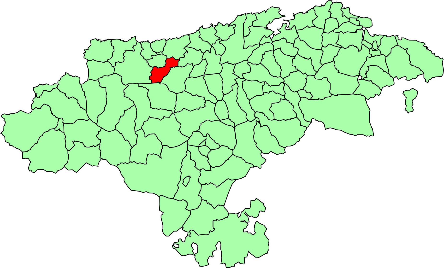 Bárcena De Pie De Concha Mapa - Cabezon De La Sal Cantabria Mapa (675x425), Png Download