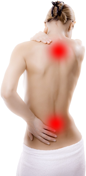 Pain In Women Png Picture - Back Pain Female Png (400x600), Png Download