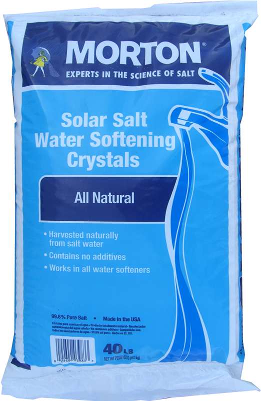 Valu-soft - Morton Pure And Natural Water Softener Crystals - 40 (562x800), Png Download