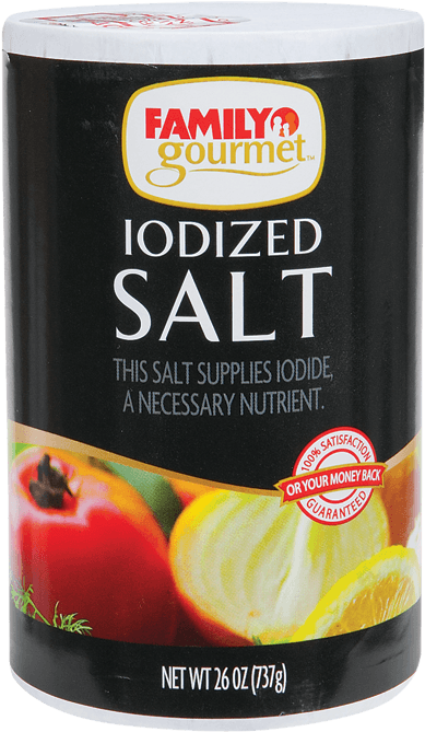 Iodized Salt Block - Family Dollar Salt (750x750), Png Download