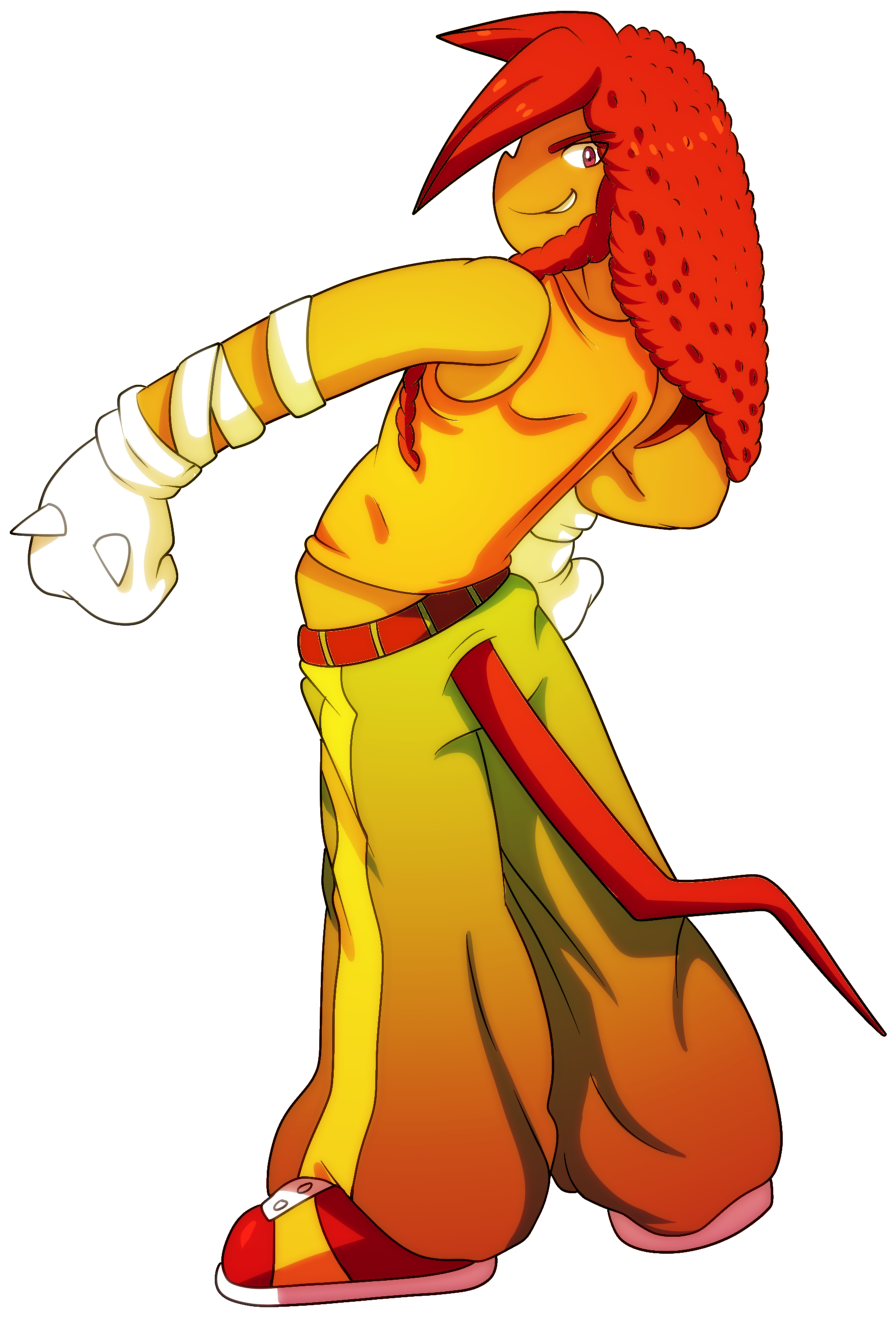 Knuckles The Echidna Gijinka - Knuckles The Echidna Human (2010x2771), Png Download