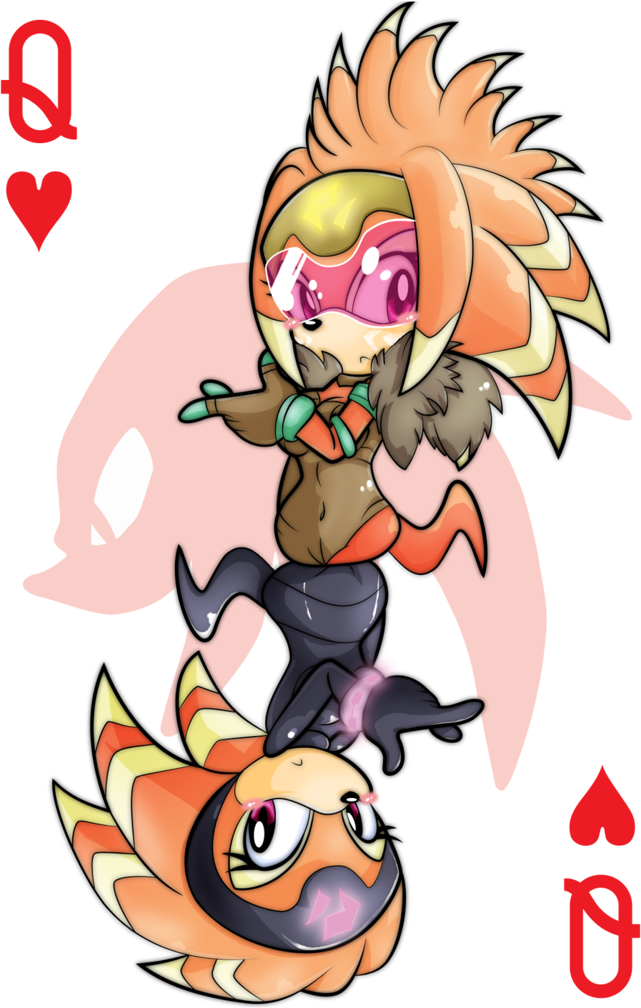 Rise Of Lyric Sonic And The Secret Rings Knuckles The - Shade The Echidna Sonic Boom (1024x1445), Png Download