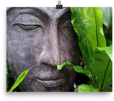 Zen Buddha Statue Photo Paper Poster - Quadro Decorativo Em Vidro Zen 60x80cm (600x600), Png Download