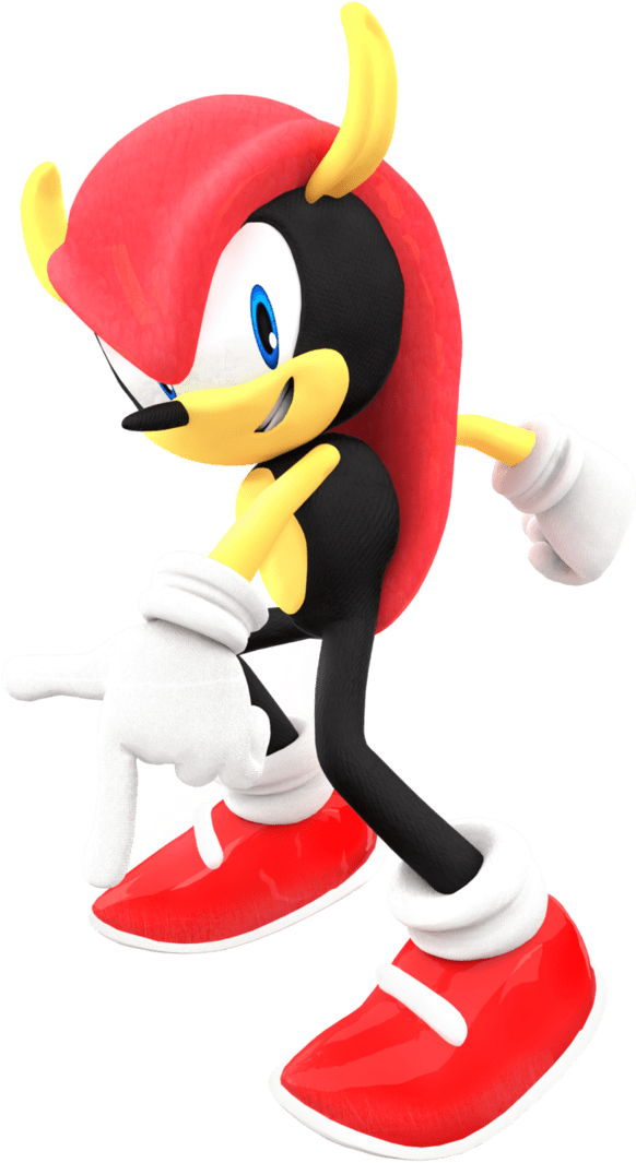 Sonic The Hedgehog Mighty The Armadillo (739x1081), Png Download