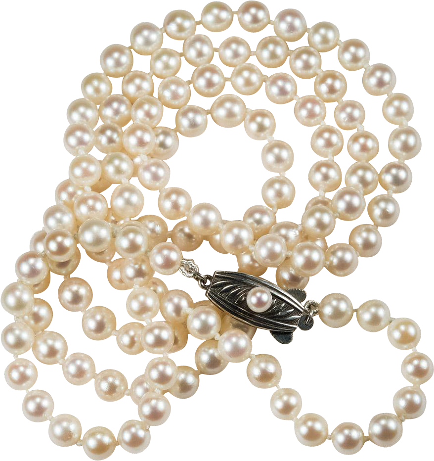 Classic Mikimoto Pearl Strand Necklace ~ These Luxurious - Pearl (931x931), Png Download