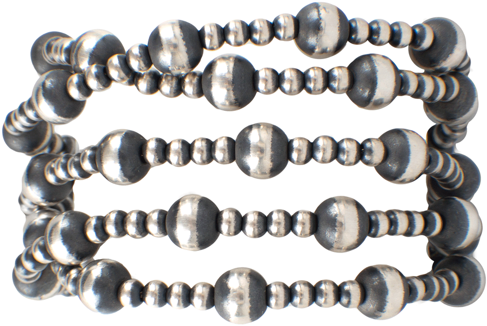 Bilagaanas Five-strand Navajo Pearl Bracelet - Bead (1000x680), Png Download