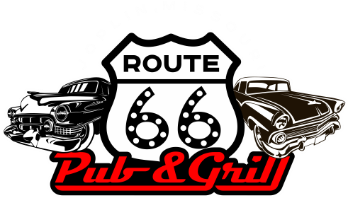 Welcome To Route 66 Pub & Grill - Route 66 Pub & Grill (500x295), Png Download