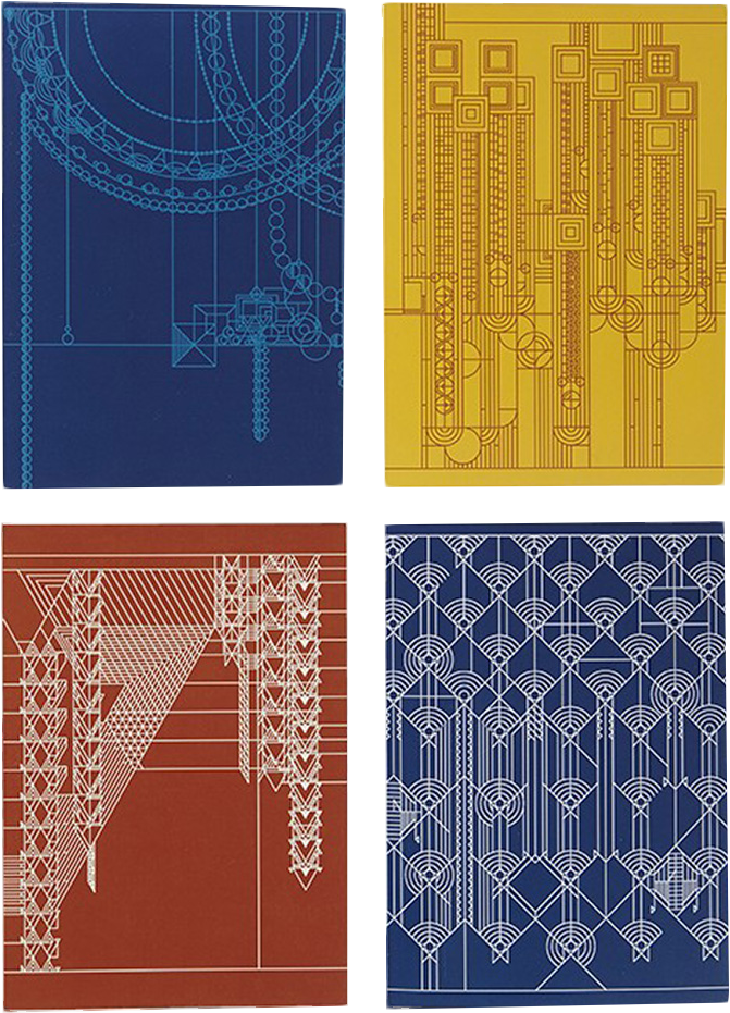 Flw Liberty Luxe Notecard - Frank Lloyd Wright Liberty Patterns Luxe Notecard Set (1000x1000), Png Download