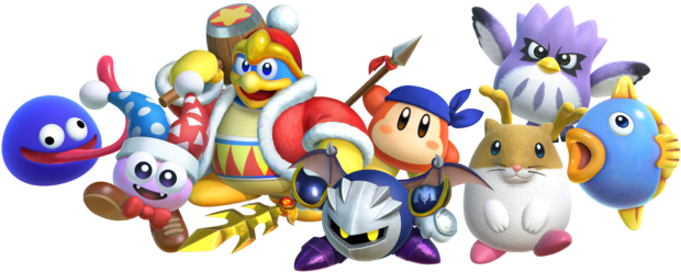 Mixing Things Up Further In Star Allies Is The Ability - Kirby Star Allies Dlc (640x264), Png Download