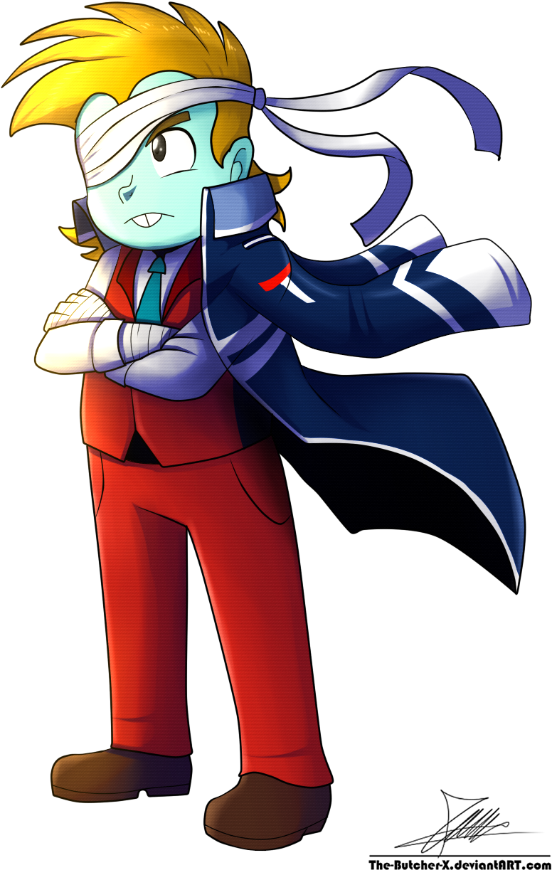 Ace Attorney, Apollo Justice, Artist - Cartoon (820x1260), Png Download