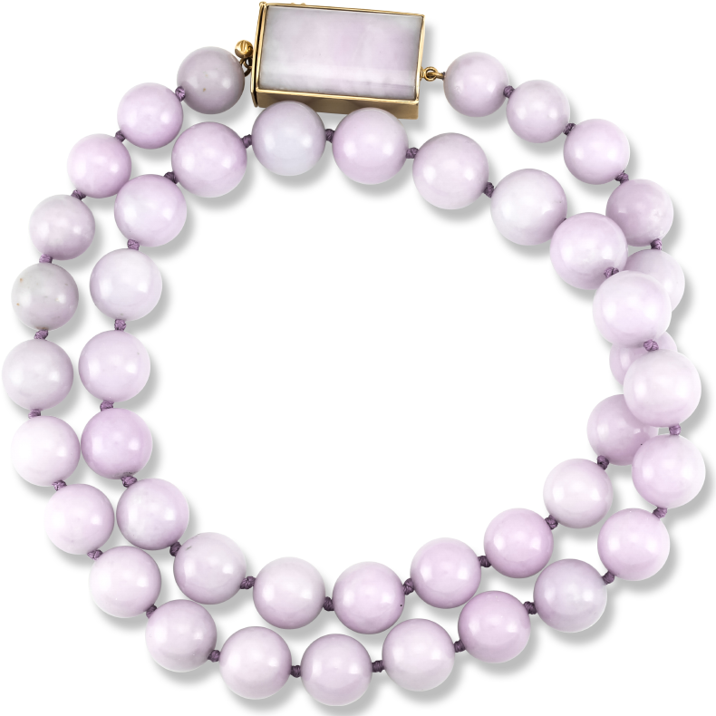 Fine Lavender Jadeite Jade Bead Strand From The Mason-kay - Jade (800x800), Png Download