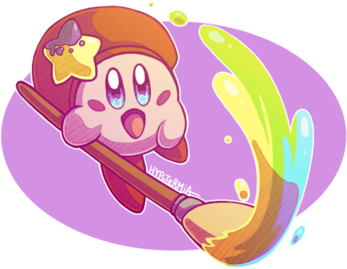 Hypo's Doodles I'm Yelling - Kirby Star Allies 2018 (500x392), Png Download