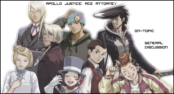 Hi Everyone I Thought An On-topic Discussion Thread - Apollo Justice (571x310), Png Download