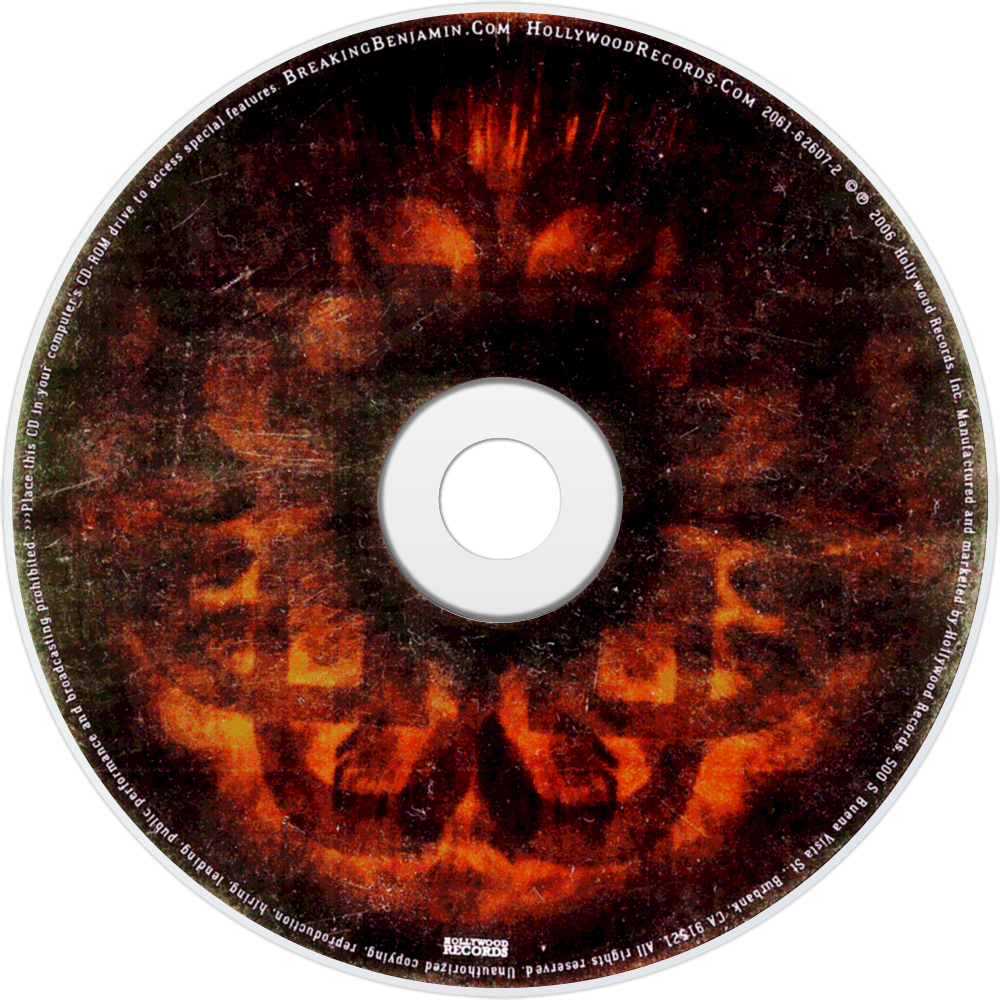 Breaking Benjamin Phobia Cd Disc Image - Phobia Cover Breaking Benjamin (1000x1000), Png Download