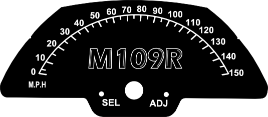 M109r Emblem Speedo Only - Circle (535x234), Png Download