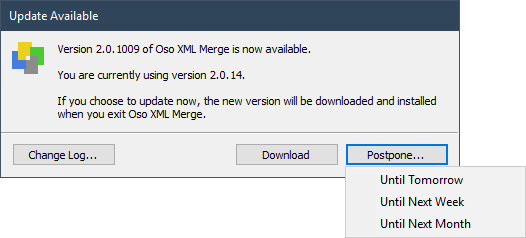 The Upgrade Dialog Box - New Update Available Dialog (526x238), Png Download