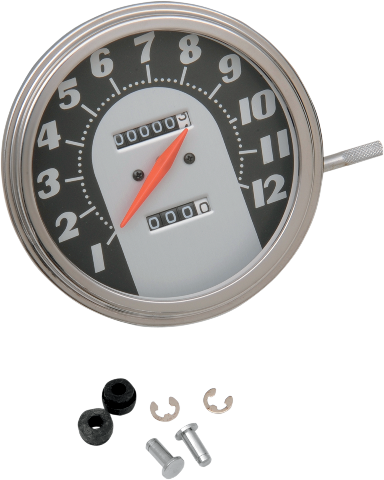Drag Specialties - Harley Speedometer (384x480), Png Download