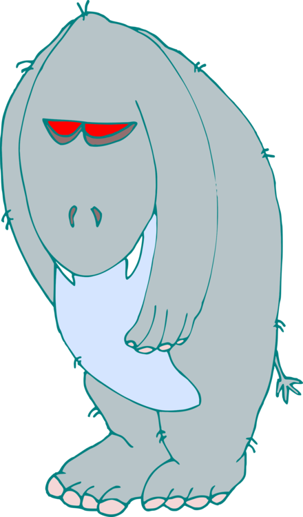 Eye Fish Mouth Line Art Jaw Free Commercial Clipart - Clip Art (440x750), Png Download