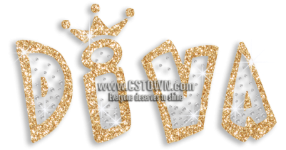 Customizable Diva In Crown Iron-on Glitter Rhinestone - Earrings (450x450), Png Download