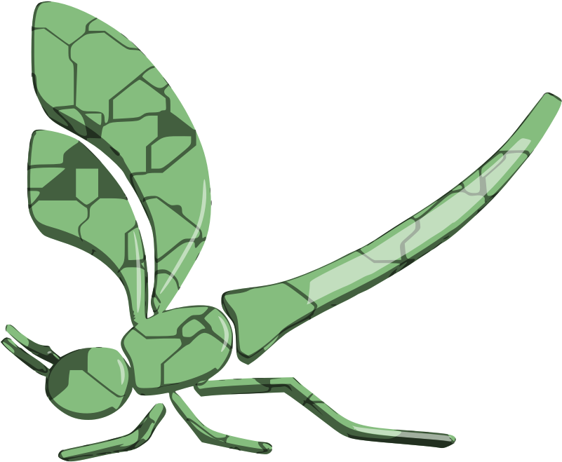 Clip Art Dragonflies - Glass Dragonfly Shower Curtain (800x800), Png Download