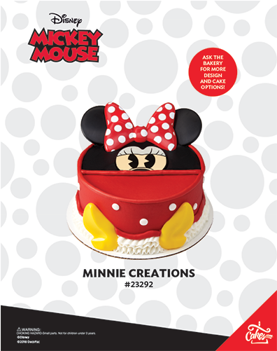 Minnie Mouse Creations The Magic Of Cakes® Page - Decopac Minnie Mouse (500x500), Png Download