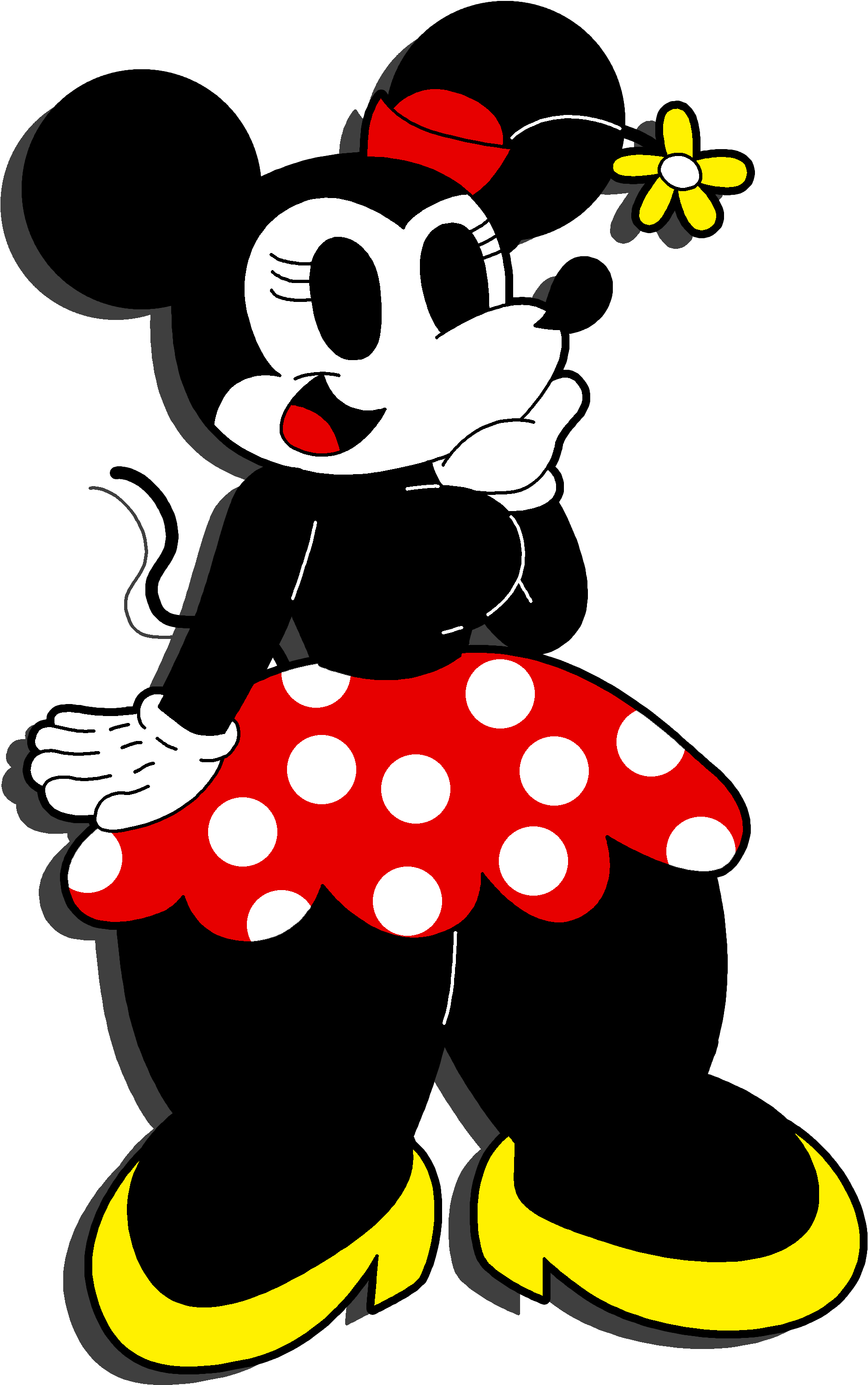 Minnie Mouse Character Clip Art - Deviantart 3bros1mission (2220x3148), Png Download