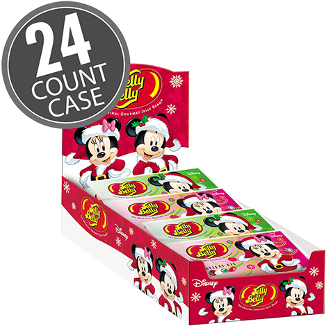 Jelly Belly Disney Mickey & Minnie Mouse Holiday Mix - Jelly Belly - Sport Beans - Assorted - Box Of 24 (500x500), Png Download