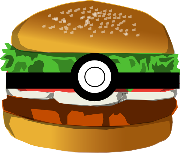 Free Download Burger Clip Art Png Clipart Hamburger - Burger Clip Art (600x511), Png Download