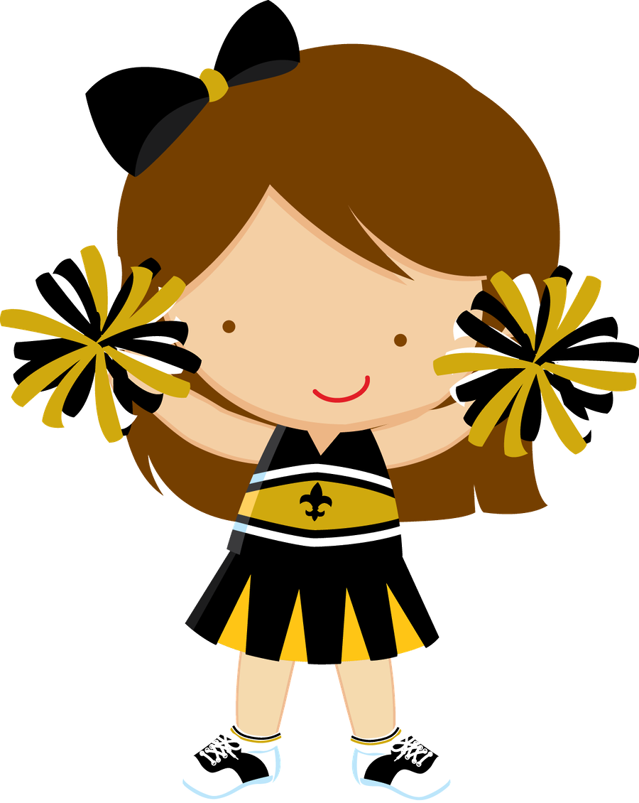 Minus Cheerleader Clipart, Coreldraw, Sports Party, - Personalized Shower Curtain - 69x70 (900x1130), Png Download