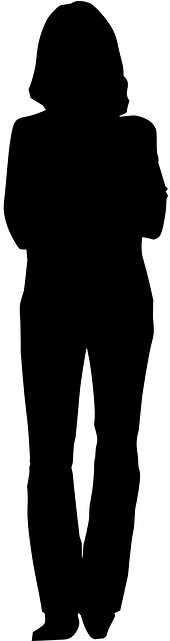 Woman Suit Silhouette (320x640), Png Download