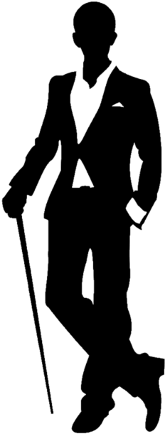 Men Silhouettes - Raise A Gentleman (hardcover) (581x800), Png Download