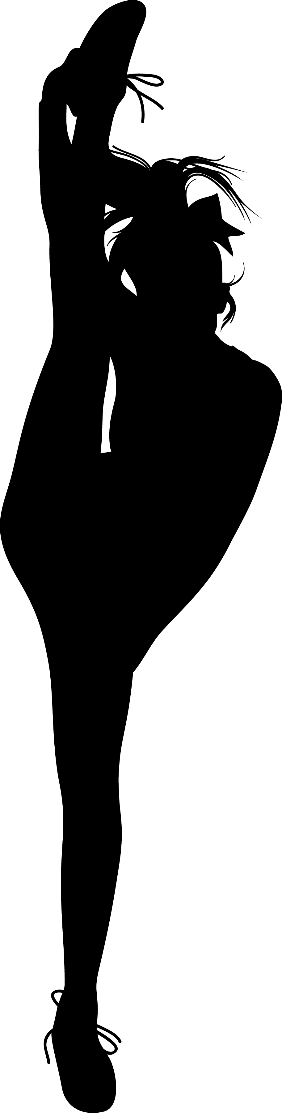 Cheerleader Clipart Cheerleading Tryout - Black Soldier Cut Out (913x3600), Png Download