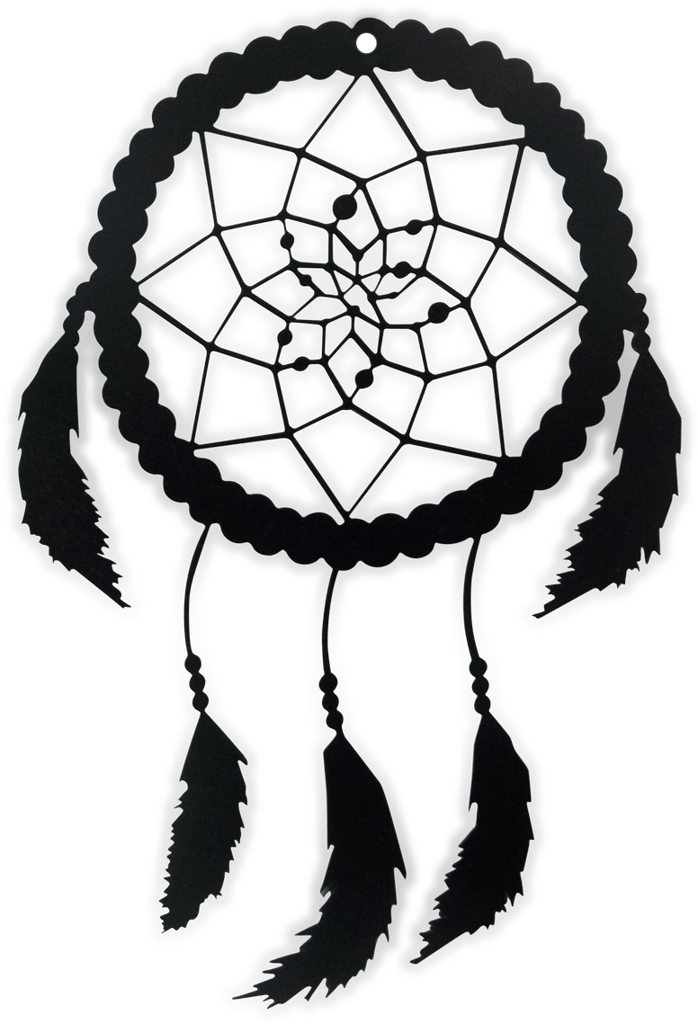 Dreamcatcher Stencil (1280x1280), Png Download