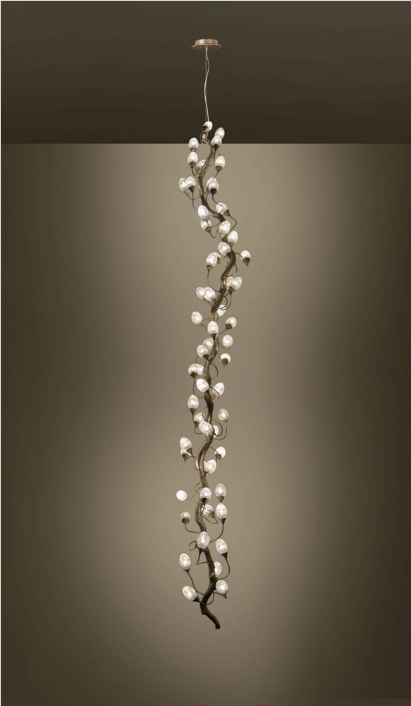 Lotus Chandelier Staircase - Serip Lotus (1000x1000), Png Download