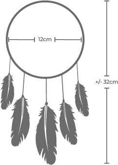 Dreamcatcher 12cm - Clip Art Dream Catcher (360x360), Png Download