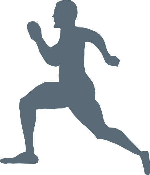 Running Vector In Png (510x597), Png Download