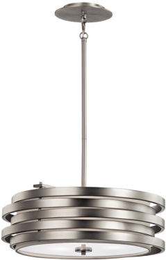 Contact For Price - Roswell 3 Light Pendant (516x490), Png Download