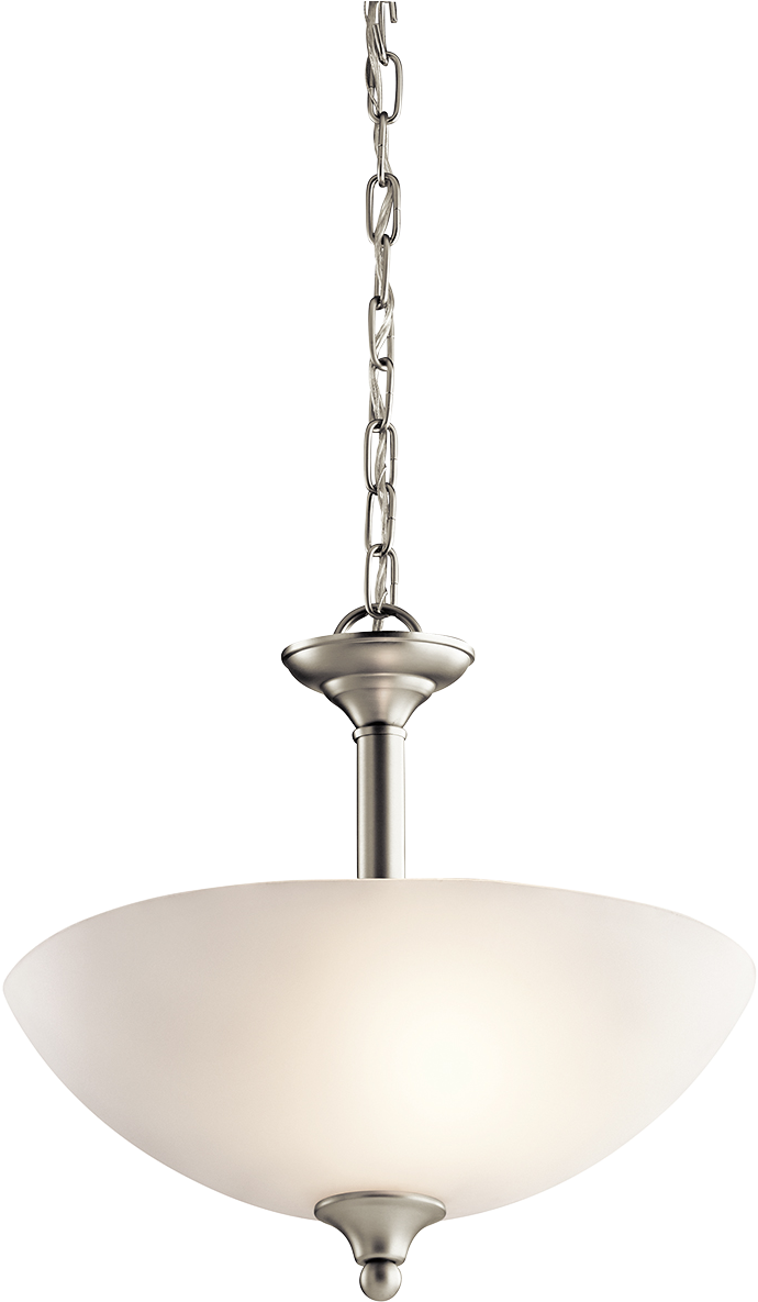 Kic 43641ni 2x100m Pendant Or Semi Flush Jolie Brushed - Pendant (1200x1200), Png Download