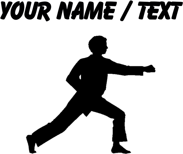 Front Design - Custom Acoustic Guitar Silhouette Sticker (700x700), Png Download