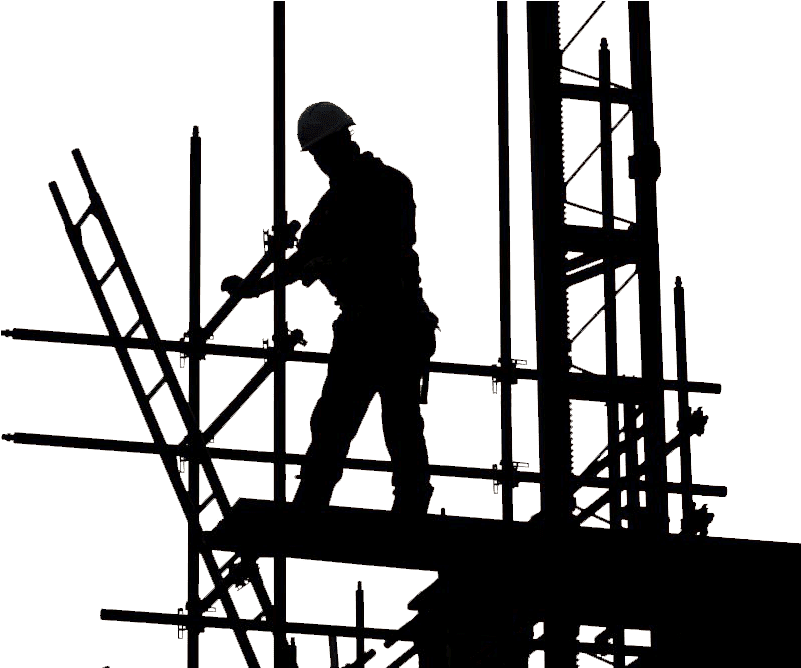 Scaffolder - Scaffolding Black And White (1000x667), Png Download