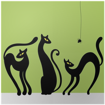 Metalum Premium Magnete Rund Katze (400x400), Png Download