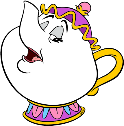 Potts Beauty And The Beast (436x445), Png Download