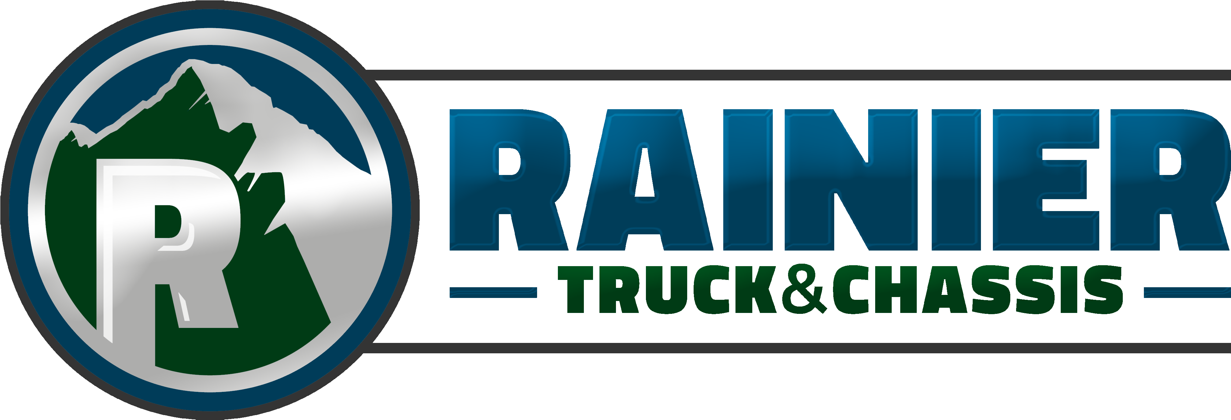 Rainier Truck Logo - Rainier Trucks (4404x1500), Png Download