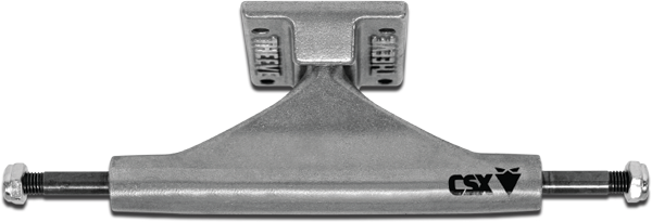 Theeve Csx - Theeve Lo Tiax 5.0 Raw Skateboard Trucks (set Of 2) (600x205), Png Download